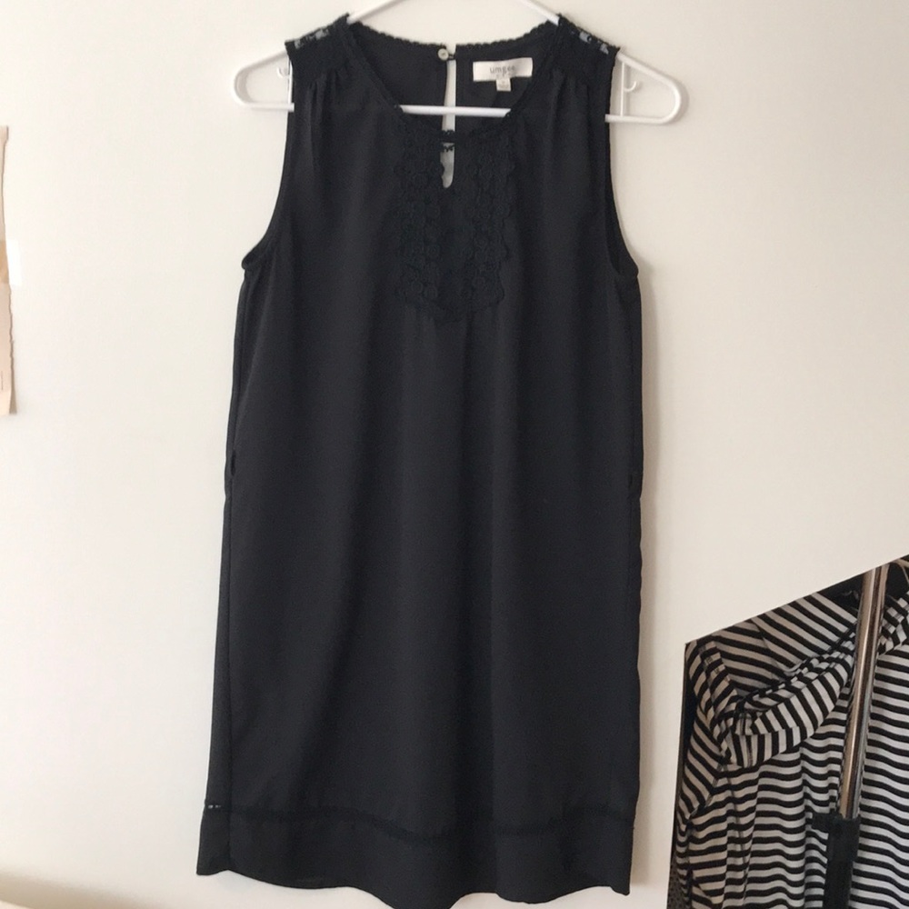 Umgee Black chiffon dress